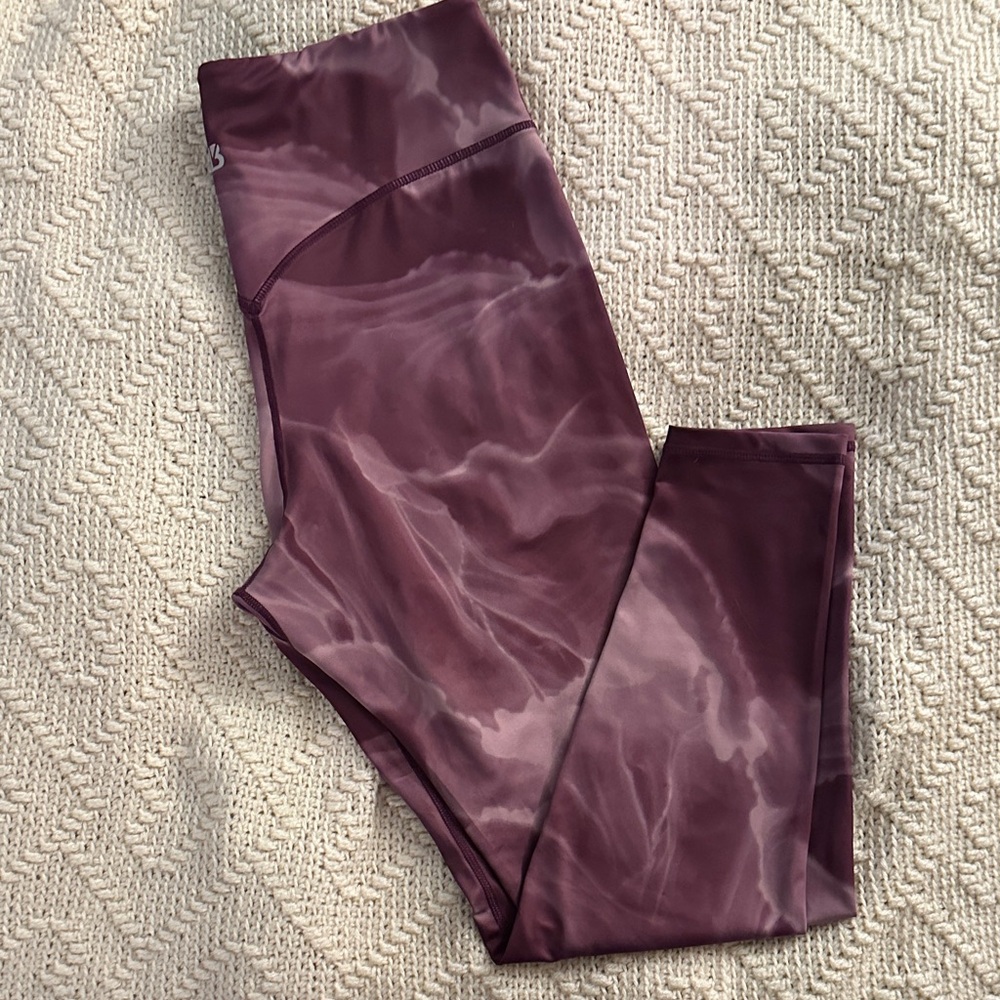 BuffBunny Purple Tie-Dye Leggings